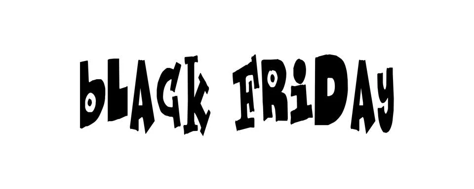 BLACK FRIDAY Stock Illustration