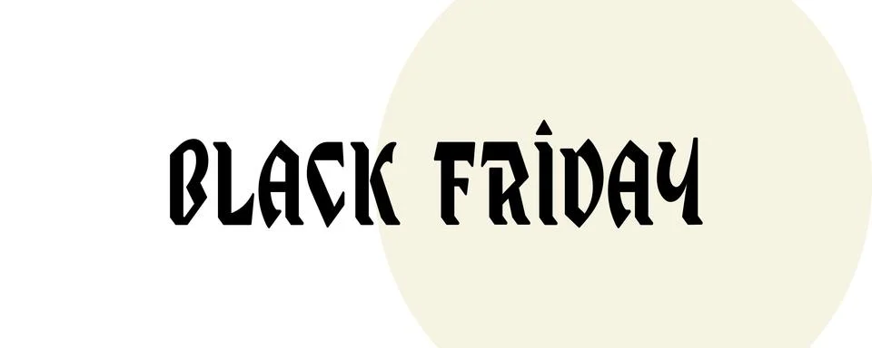 BLACK FRIDAY Stock Illustration