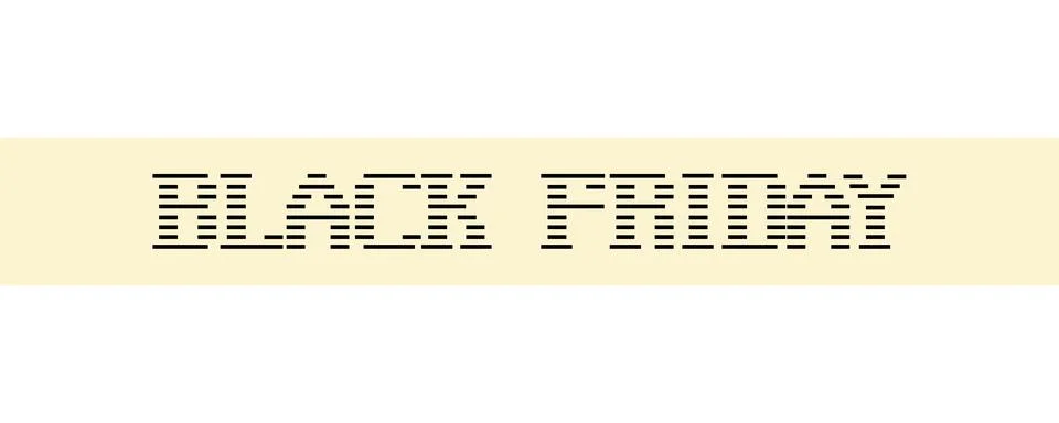 BLACK FRIDAY Stock Illustration