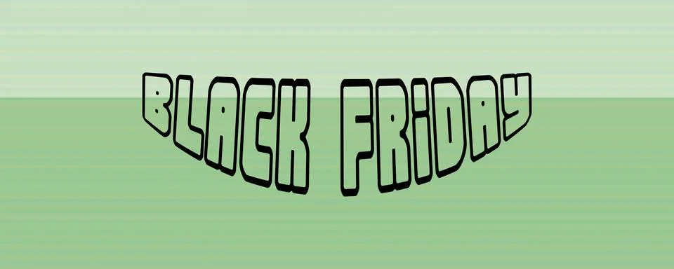 BLACK FRIDAY Illustrazione stock