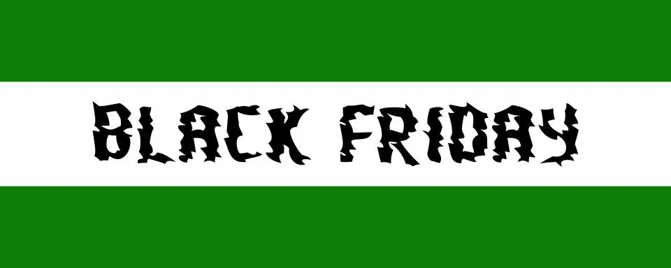 BLACK FRIDAY Stock Illustration