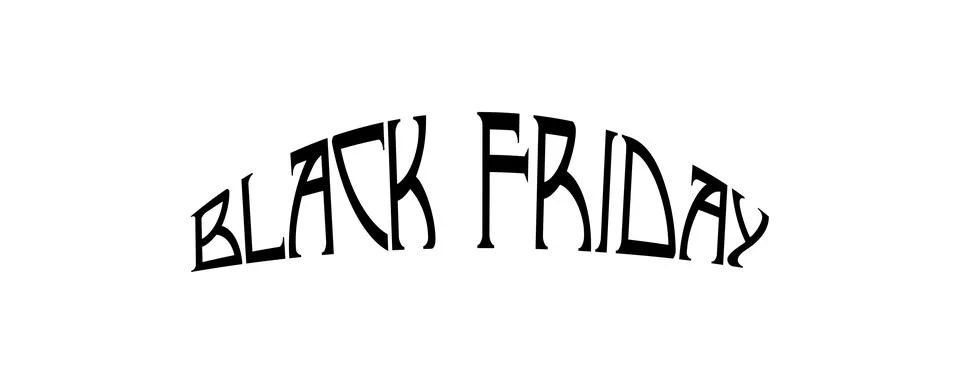 BLACK FRIDAY Stock Illustration