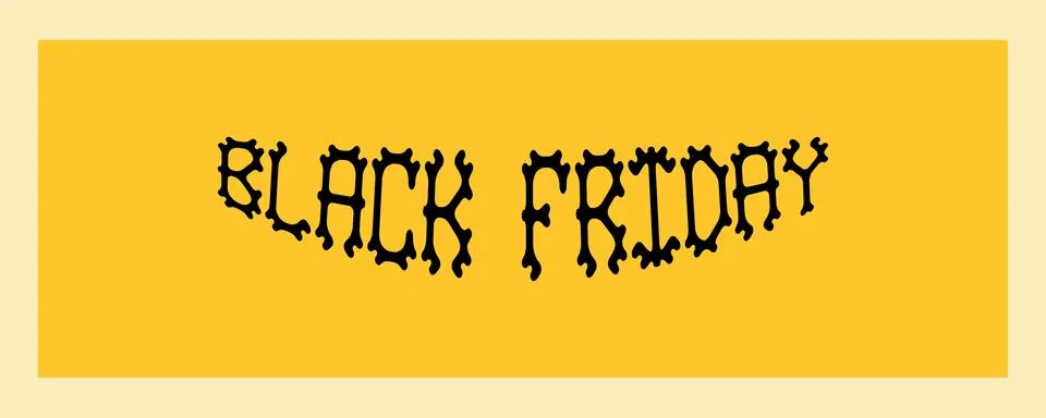 BLACK FRIDAY Stock Illustration