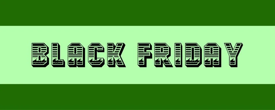 BLACK FRIDAY Stock Illustration