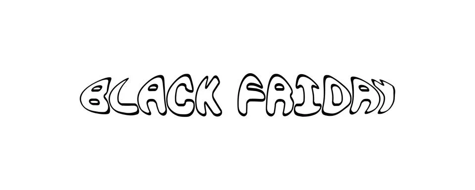 BLACK FRIDAY Stock Illustration