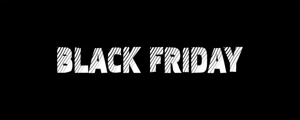 BLACK FRIDAY Illustrazione stock