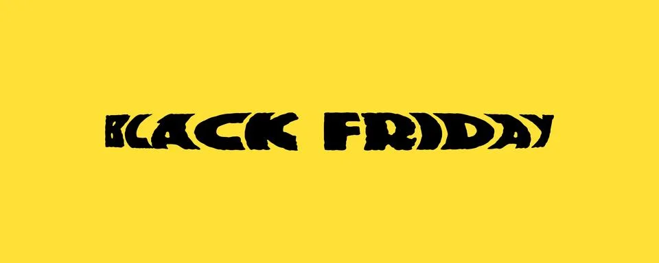 BLACK FRIDAY Illustrazione stock