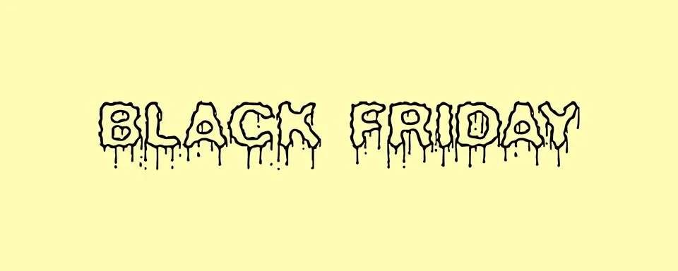 BLACK FRIDAY Stock Illustration