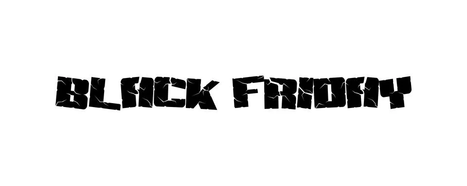 BLACK FRIDAY Stock Illustration