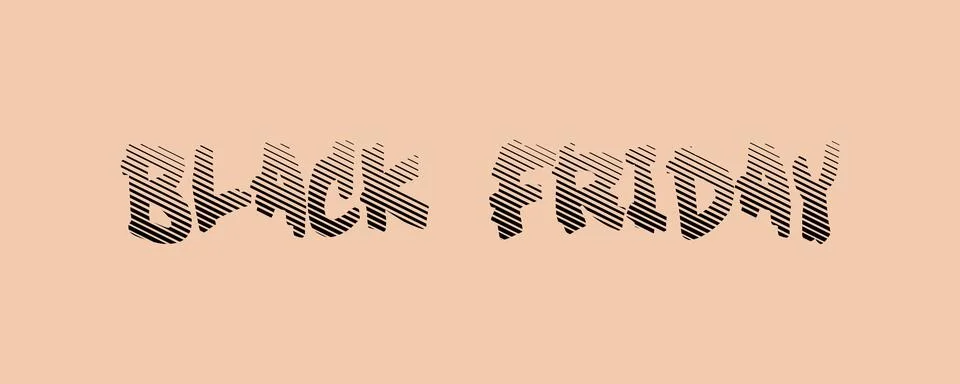 BLACK FRIDAY Stock Illustration