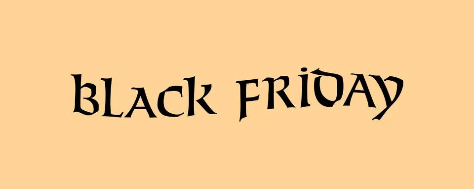 BLACK FRIDAY Stock Illustration