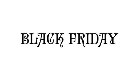 BLACK FRIDAY Stock Illustration