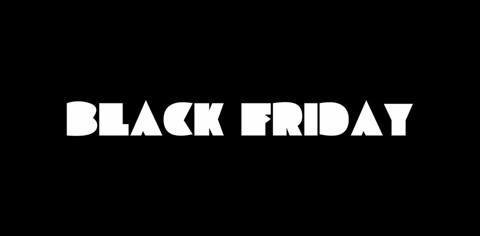 BLACK FRIDAY Illustrazione stock