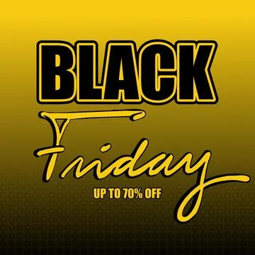 Black Friday Stock Illustration