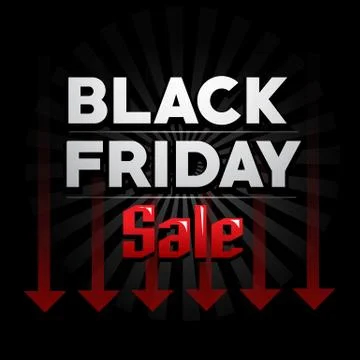 Black friday illustration Stock Illustration