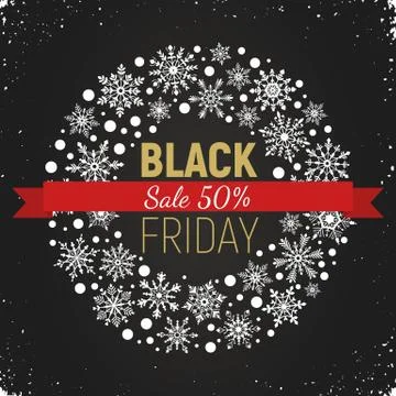 Black friday illustration Stock Illustration