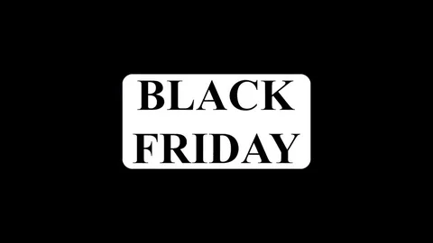 Black Friday intro outro 库存影片 80920300
