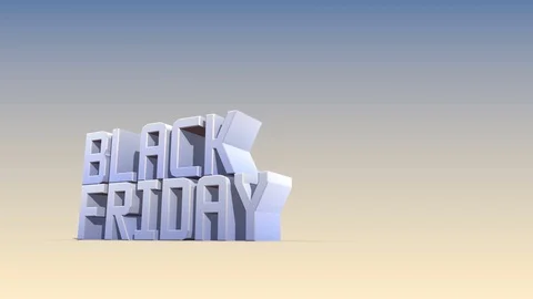 Black Friday intro outro 库存影片 80920348