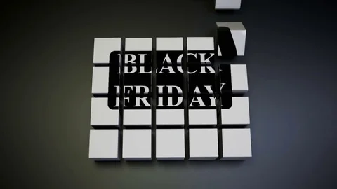 Black Friday intro outro 库存影片 80920381