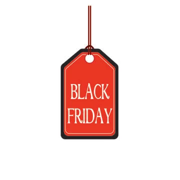 Black Friday Label Stock Illustration