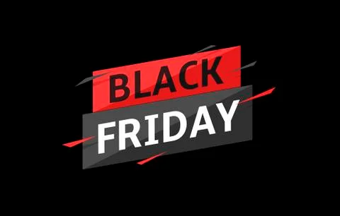 Black Friday label Stock Illustration