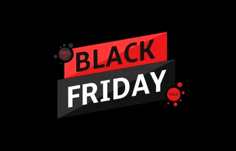 Black Friday label Stock Illustration