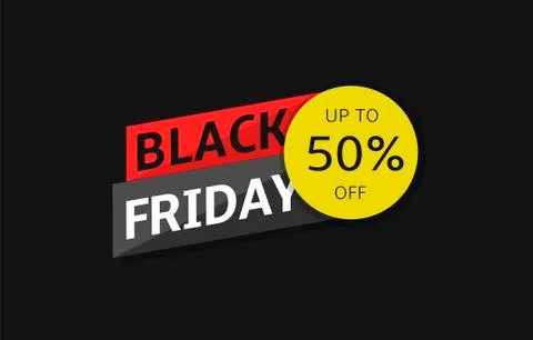 Black Friday label Stock Illustration