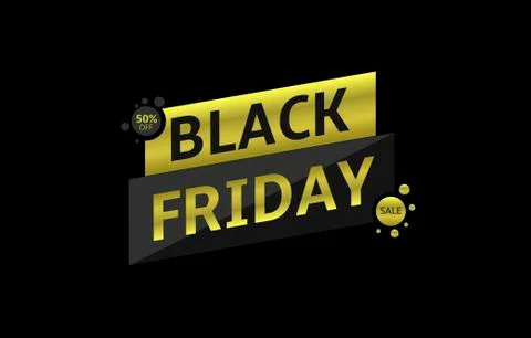 Black Friday label Stock Illustration