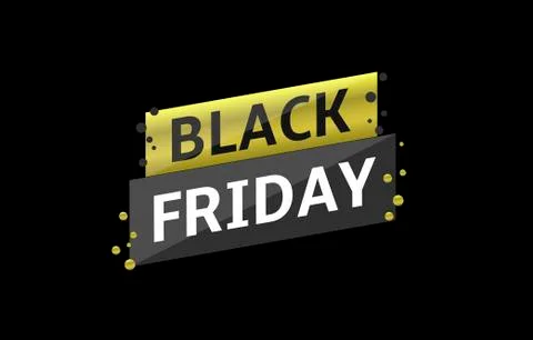 Black Friday label Stock Illustration