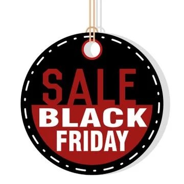 Black friday label Stock Illustration