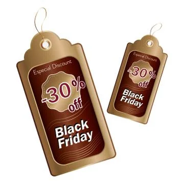Black friday label Stock Illustration