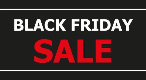 BLACK FRIDAY LABELS BANNERS Illustrazione stock