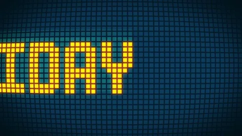Black friday, Led Display message Video stock 84992325