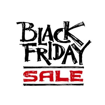Black Friday lettering 스톡 일러스트