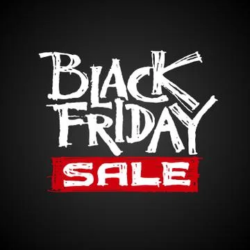 Black Friday lettering 스톡 일러스트