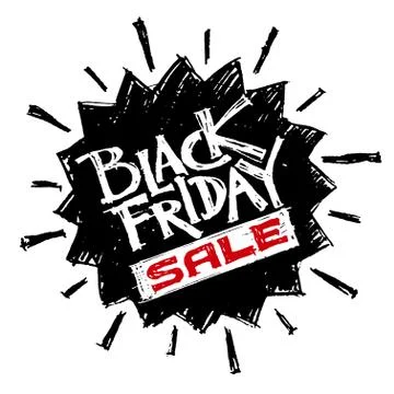 Black Friday lettering Иллюстрация