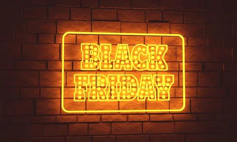 Black Friday lettering Stock Illustration