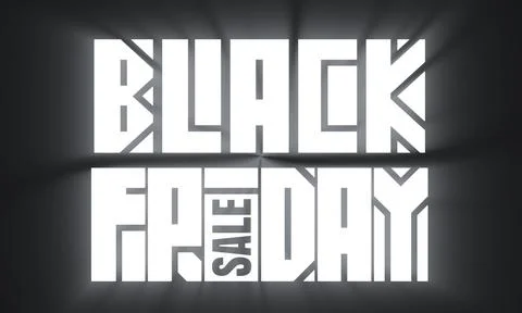 Black Friday lettering Stock Illustration