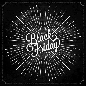 Black Friday logo with on background Stock Illustration
