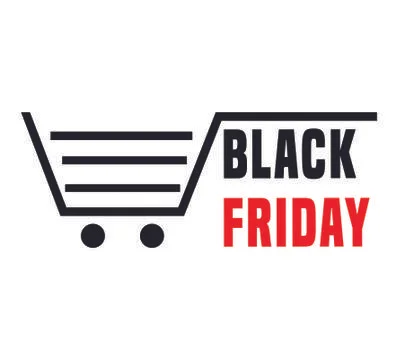 Black friday logo Stock Illustration