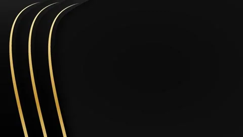 Black Friday Luxury Background with Elegant Golden Curved Lines and Copy Sp.. Stock-Footage 347049566