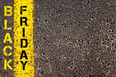 Black Friday message. Conceptual image Stock Photos