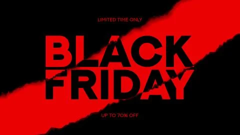 Black Friday minimalist background Stock Illustration