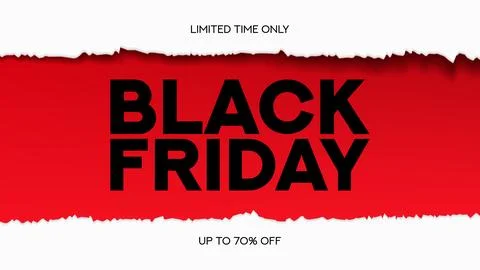Black Friday minimalist background Stock Illustration