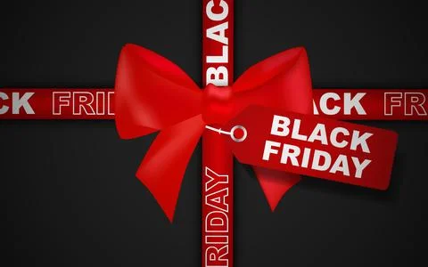 Black Friday. Modern typography design for Black Friday sale. Vector illust.. Stock Illustration