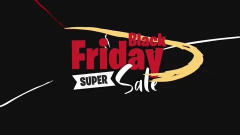 Black Friday motion graphic animation 4 Stock Footage 142929286