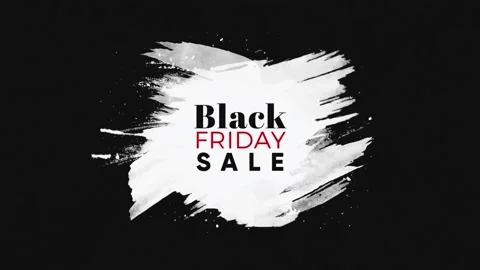 Black Friday motion graphic animation 3 Stock Footage 142929294