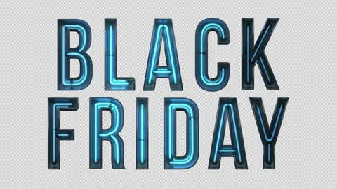 Black Friday Neon Stock Footage 311426816