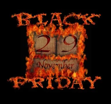 Black friday november 29. Stock Illustration