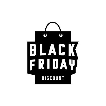 BLACK FRIDAY PAPERBAG Stock Illustration